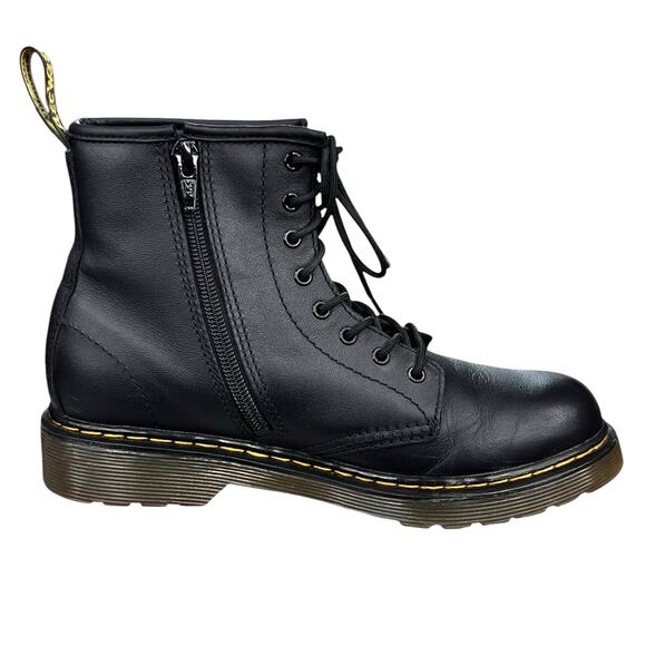Dr. Martens Unisex 1460 J Black Leather Combat Boots Size M 4 W 5 - Picture 4 of 11